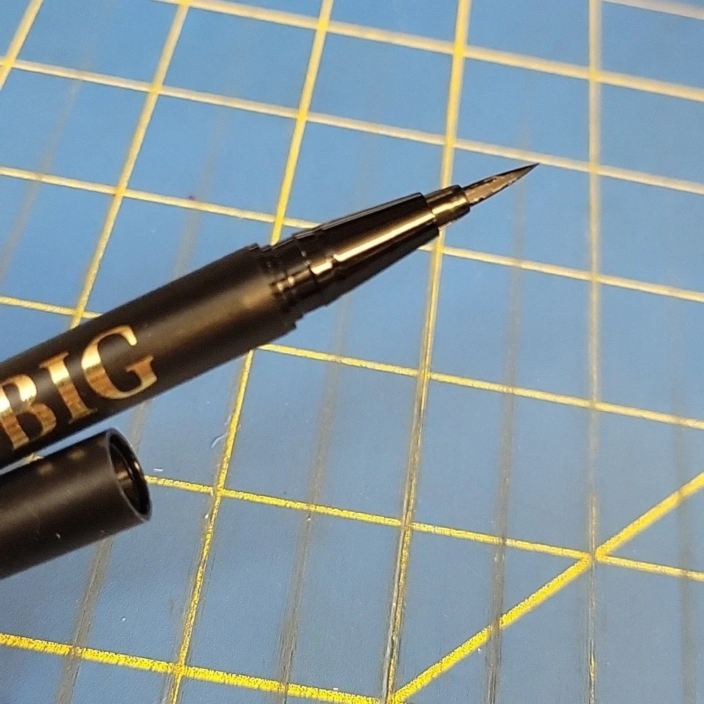 Morphe Make It Big Bold Black Brush Tip 0.55ml Eyeliner Pen New